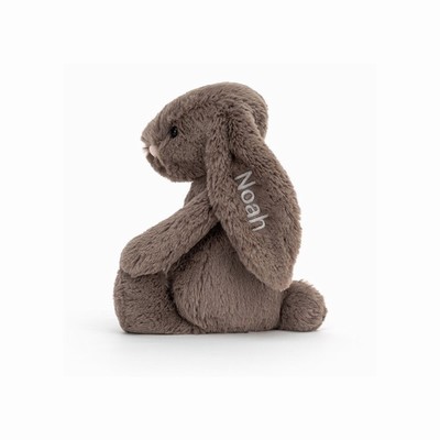 Jellycat Bashful Truffle Bunny Medium USA | 97658QCXM